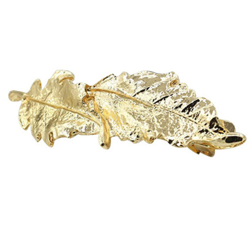 Korean handmade hair accessories Korean vintage tree leaf hair clip European and American spring clip forehead clip side clip wholesale