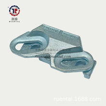 加工：双孔压板 起重机钢轨压板 鱼尾板 焊接双孔压板 压板组合件