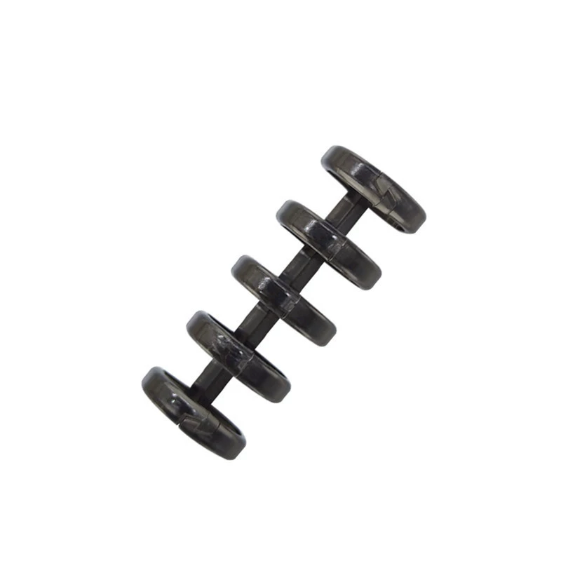 5-hole binder ring buckle Large loose leaf ring buckle Removable gutter ring Plastic DIY loose leaf binding clip