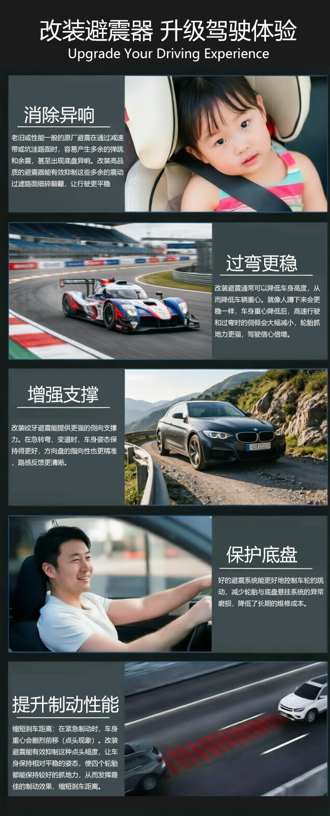 Coilover Shock Absorbers for M4 F82 Racing Version Custom Modification to Lower the Vehicle Chassis Competition Car Shock Absorbers