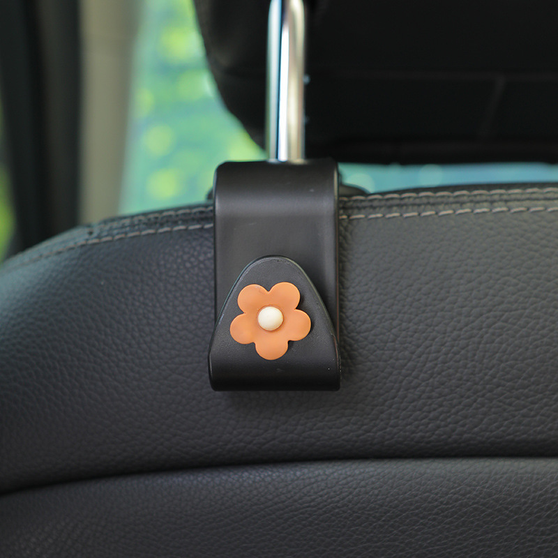Gargancho de automóvil asiento interior de automóvil trasero multifuncional objeto invisible pequeño gancho de dibujos animados almacenamiento de automóviles artículos de decoración interior