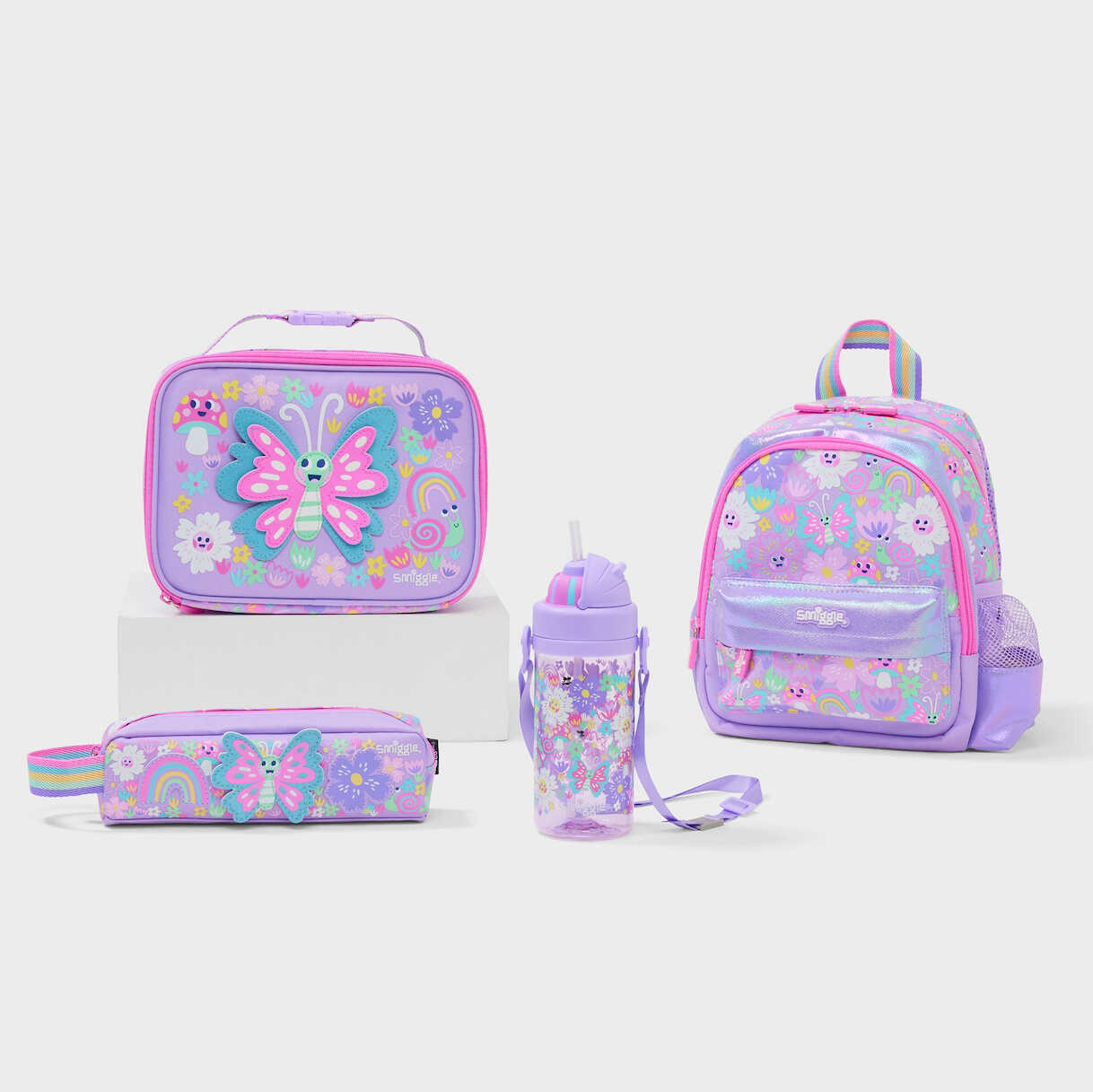 Australia smiggle jardín de infantes mochila de hombro para niños jardín de infantes bebé lindo dibujos animados ligero impermeable