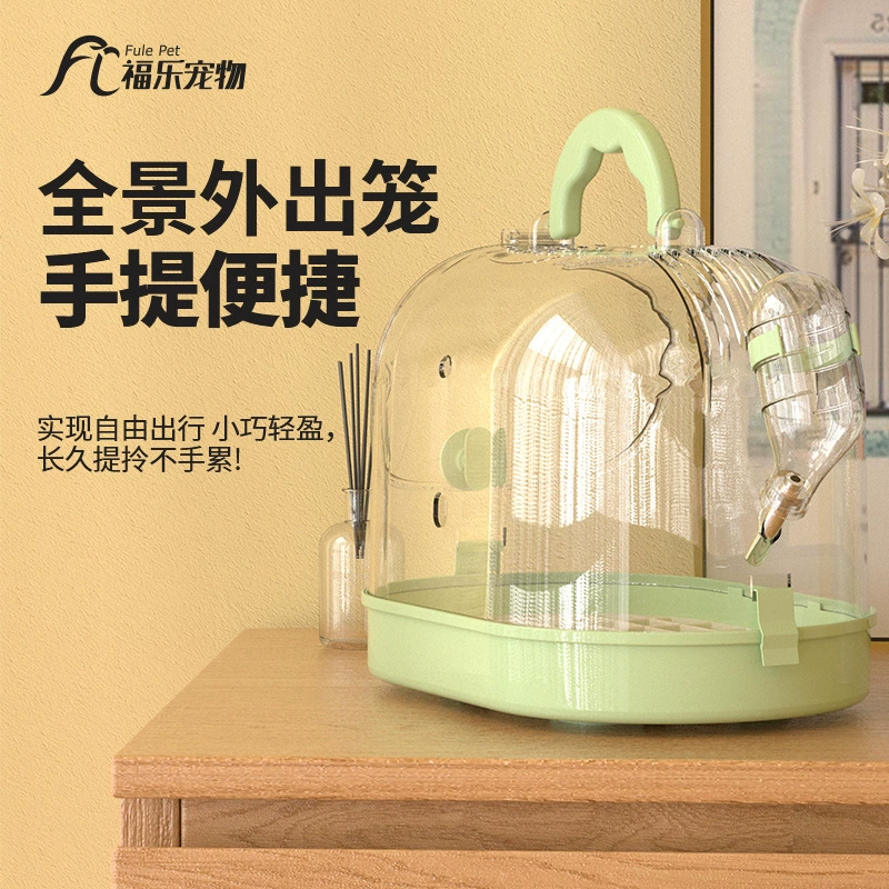 Новый попугай в клетке для птиц