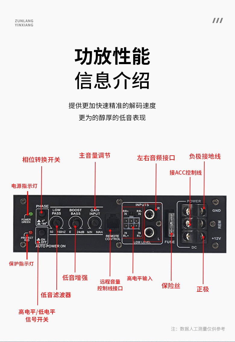 Source Factory 10inch Car Subwoofer 12V Ultra-Thin Active Under-Seat Pure Bass Modification Wholesale in Stock