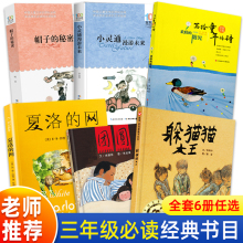 正版躲猫猫大王三年级夏洛的网必读书四上册帽子的秘密团圆课外书