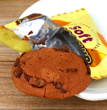 韓國奧里恩 好麗友巧克力軟曲奇餅干夾心160g糕點休閑小零食
