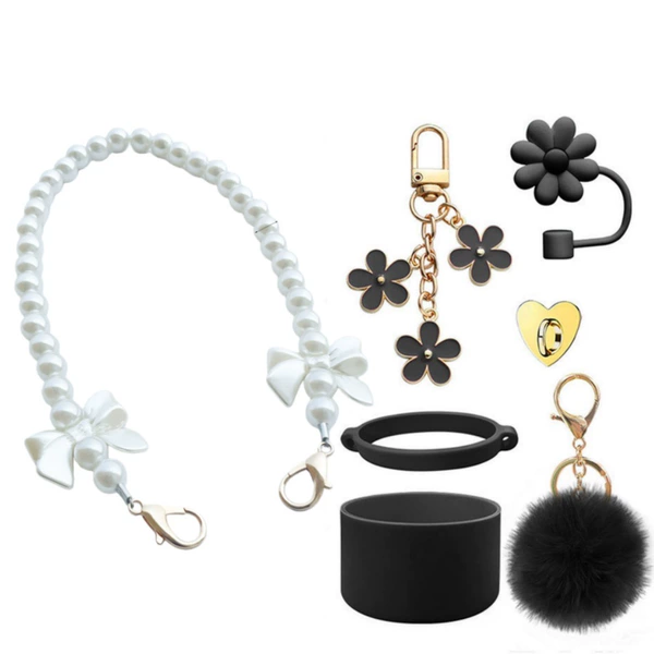 Black set from pearl