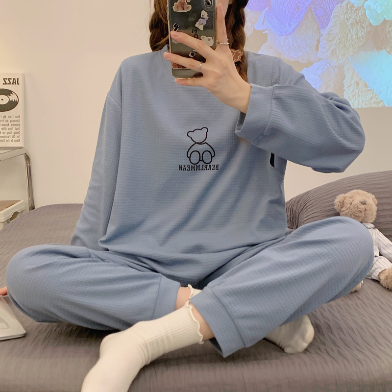 New Yuezi Clothes Spring and Autumn Pullover Solid Color Cotton Postpartum Breastfeeding Clothes Loose Large Size Pregnant Women's Feeding Pajamas Home Clothes New Yuezi Clothes Spring and Autumn Pullover Solid Color Cotton Postpartum Breastfeeding Clothes Loose Large Size Pregnant Women's Feeding Pajamas Home Clothes