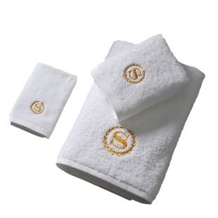 Pure Cotton Face Wash White Towel Bath Five-Star Towel Absorbent Water Towel B&B Beauty Salon Thickened Cotton Wholesale
