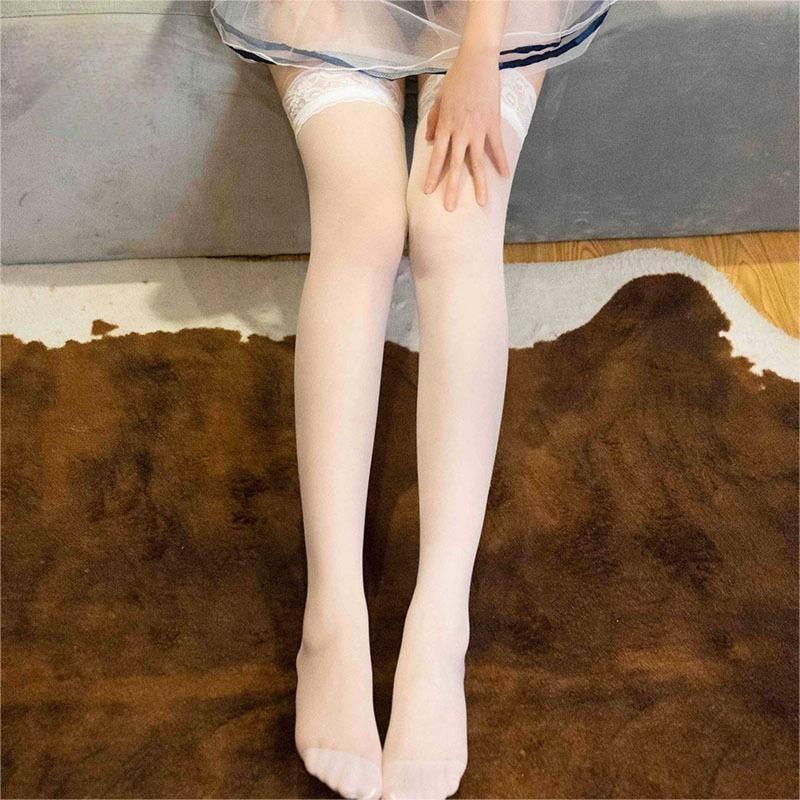 SrSy ボウストッキングロングセクシーな夏の女性のインショート jk ソックスレースソックス春と秋の網タイツソックス膝上|undefined