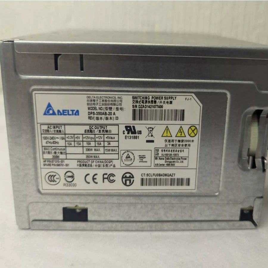 HP MlL310E G8 блок питания 350W DPS-350AB-20A 671310-001 686761-001