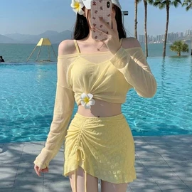连体泳衣;比基尼;三件套泳装