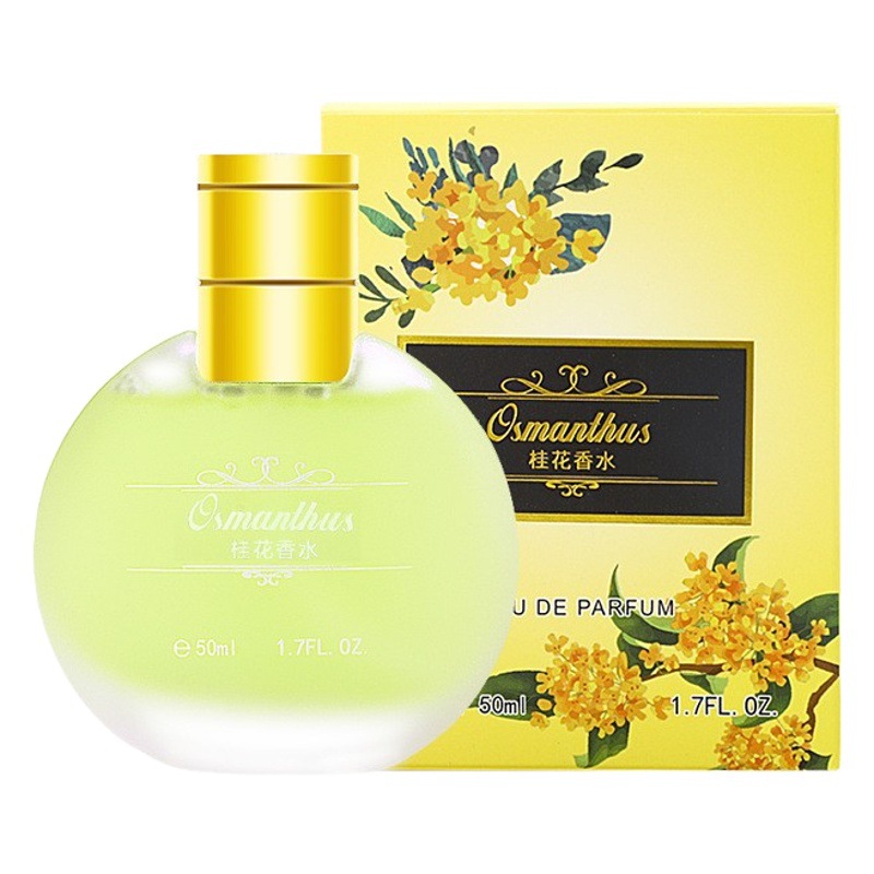 Osmanthus Women's Perfume Long-Lasting Fragrance Light Fragrance Fresh Rose Gardenia Jasmine Lavender Perfume Factory Wholesale