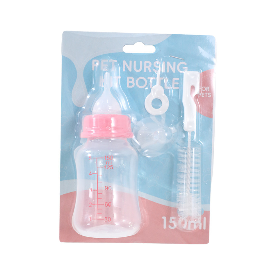 P en stock al por mayor pipetao gran botella de alimentación para mascotas en forma de calabaza CONJUNTO DE 5 piezas 150ml botella de alimentación del gato botella de alimentación del perro