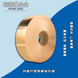 厂家直供 C72900铜镍锡合金带 导电耐磨性好 精密端子 轴承材料