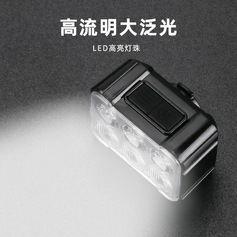 Luz de bicicleta transfronteriza, bicicleta de montaña, luz de viaje nocturno al aire libre, advertencia de viaje, luz trasera delantera y trasera, equipos al por mayor