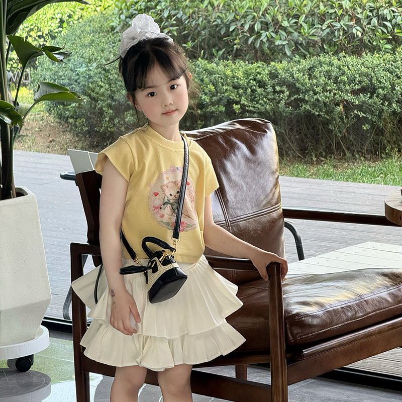 Bolso de hombro para niños y niñas de color de contraste de moda coreana, mini bolso de bebé tejido de paja de estilo occidental, nuevo bolso de mensajero para niños