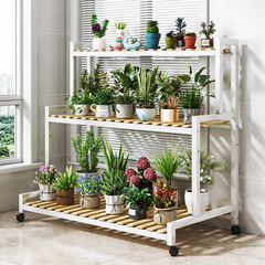 Flowering stand shelf balcony living room floor-standing multi-layered ivy stand wrought iron window steps ladder plant pot stand