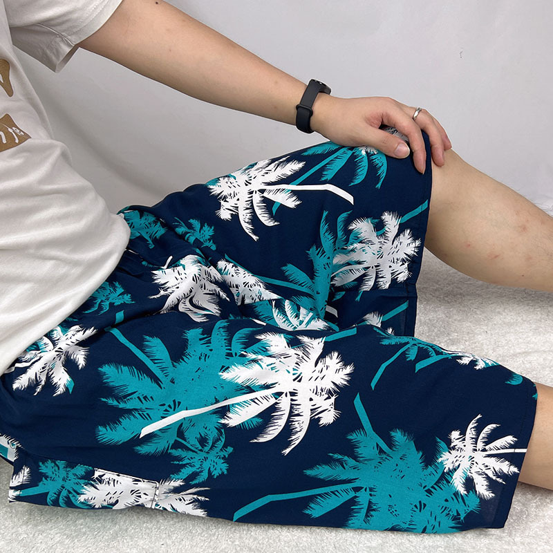Men's Pajama Pants Summer Thin Cotton Silk Shorts Home Loose Five-point Large Pants Outer Wear Artificial Cotton Beach Pants Men's Pajama Pants Summer Thin Cotton Silk Shorts Home Loose Five-point Large Pants Outer Wear Artificial Cotton Beach Pants