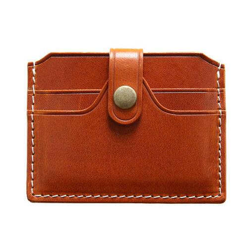 Original handmade men's genuine leather pickup bag, cowhide pickup bag, ultra-thin driver's license cover, multiple card slots, business card bag, ID bag for women