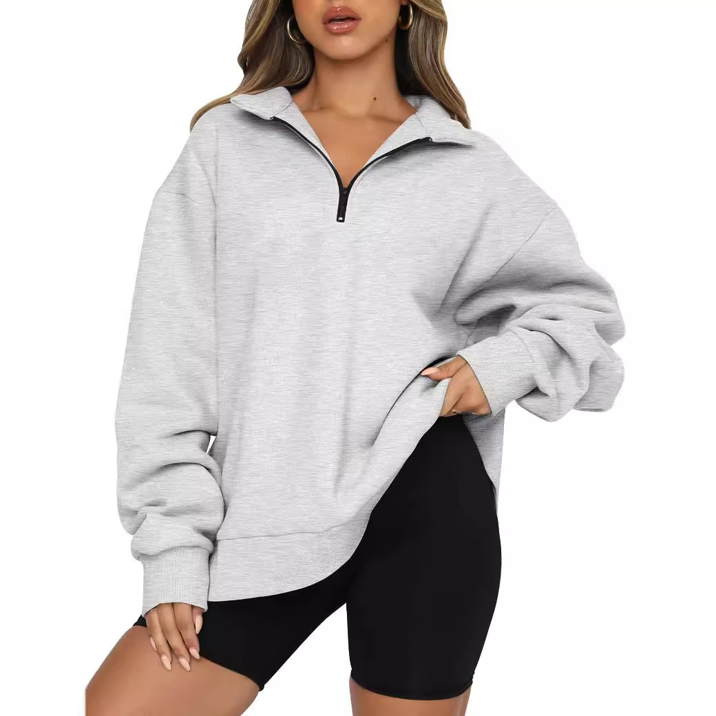 Women's Clothing 2024 women's autumn and winter new casual tops pullover long sleeved sweatshirts sweatshirts for women_voghion.com