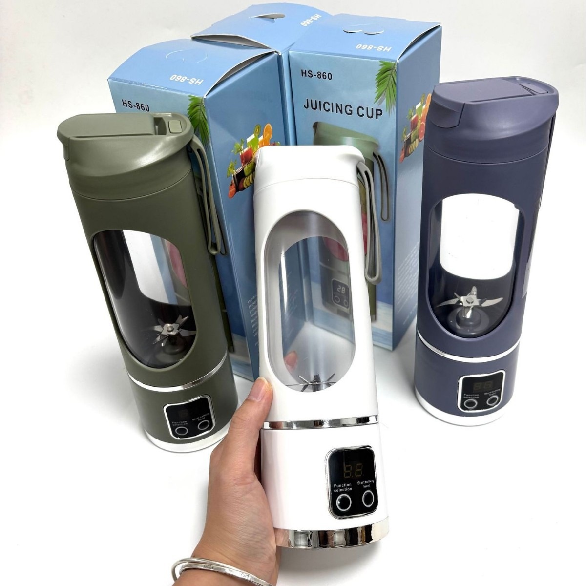12 cuchillos transfronterizos taza de jugo portátil multifuncional taza de acompañamiento de usuario doméstico taza de máquina de jugo exterior mezclador automático