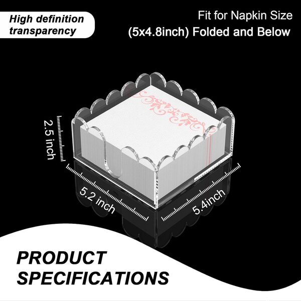 acrylic paper napkins