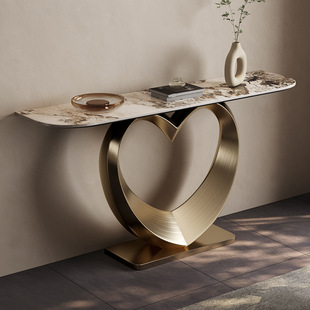Entrance Door Director Side Cabinet Rock Board Post-modern Simple Corridor Wall Creative Decoration Light Luxury Entrance Table Porch Table