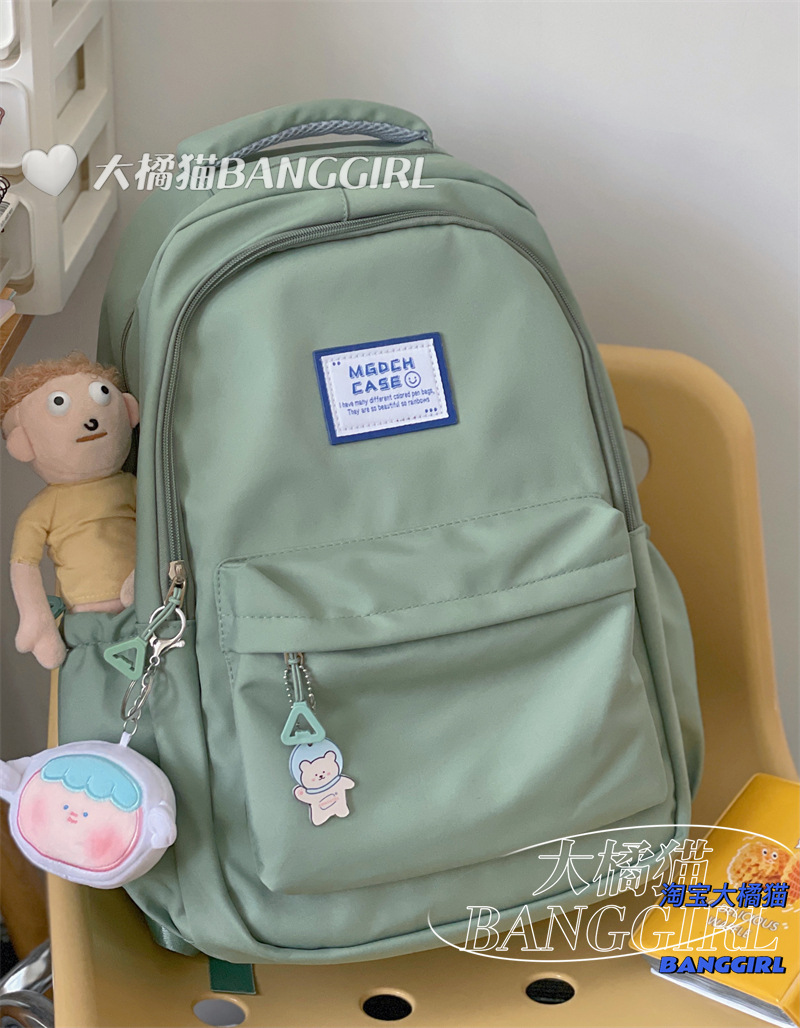 Mochila de los hombres simples ins mochila femenina de gran capacidad estudiante de la escuela secundaria estudiante de escuela secundaria mochila femenina al por mayor