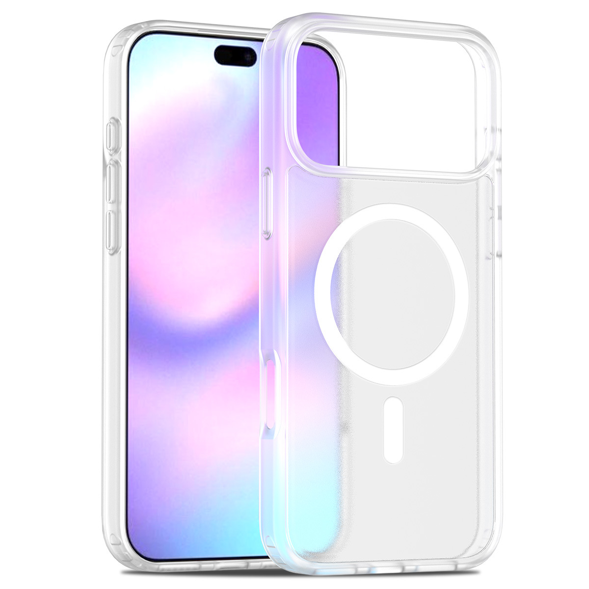 iPhone17 携帯電話ケースに適した磁気つや消し肌の感触のツーインワン e 落下防止 Apple 16promax 保護カバー