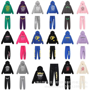 �羳24ss ����YoungThugͬ�� Sp5der Hoodie�l����ĸ��Ů�Bñ�l��