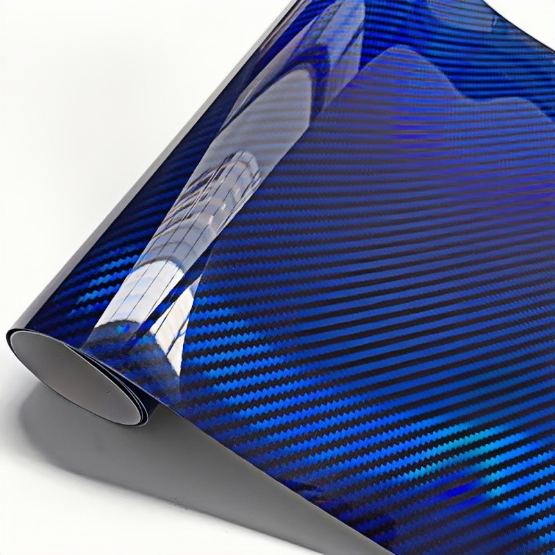 Cross-Border Pet9D Laser Carbon Fiber Car Color-Changing Film, Rearview Mirror Colorful Stickers, Interior Dashboard and Body Film