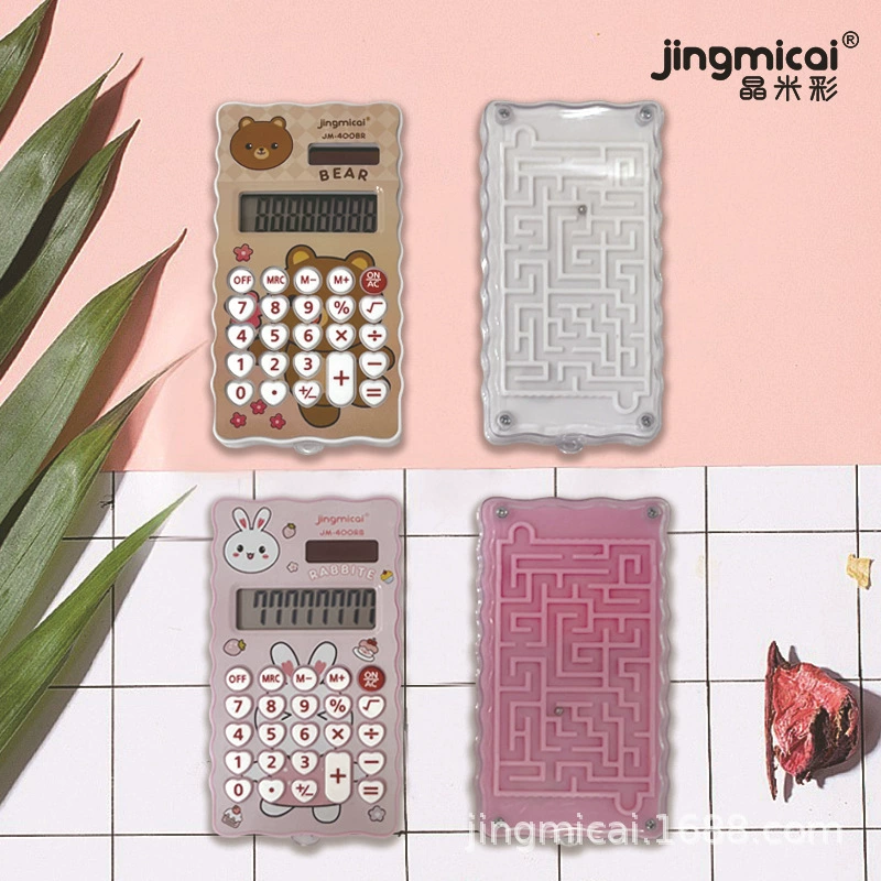 Jingmicai фабрика милый мультфильм лабиринт компьютер мини-калькулятор мода портативный милый KT кот