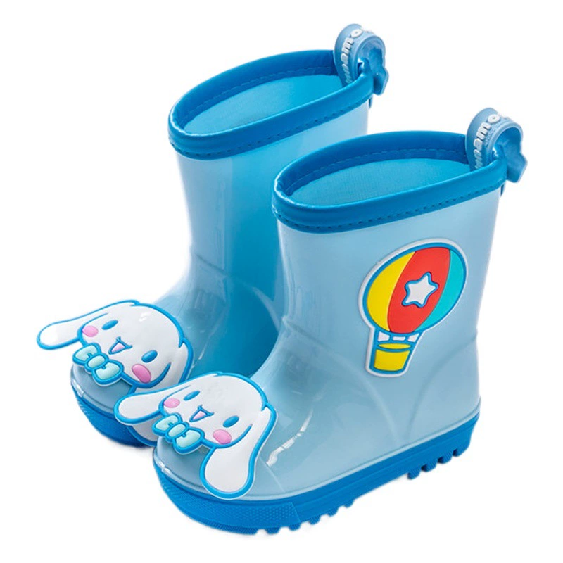 Sanrio средняя трубка дождевая сапоги для детей мультфильм Kulomi летняя нескользящая и износостойкая мягкая подошва для детского сада