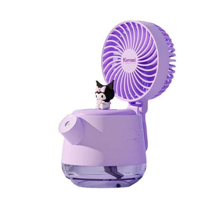 萌えペットケトル加湿ファンデスクトップUSB充電雰囲気夜灯香薫加湿噴霧ファン|undefined