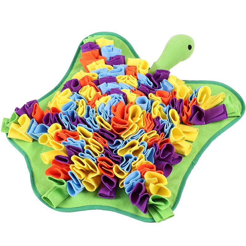 Dog Indoor Breathable Mat Educational Food Storage Long Plush Game Interactive Communication Training Pet Toy_voghion.com