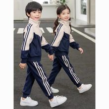 帅气园服秋冬班服套装小学生幼儿园校服运动班服小学生秋季三件套