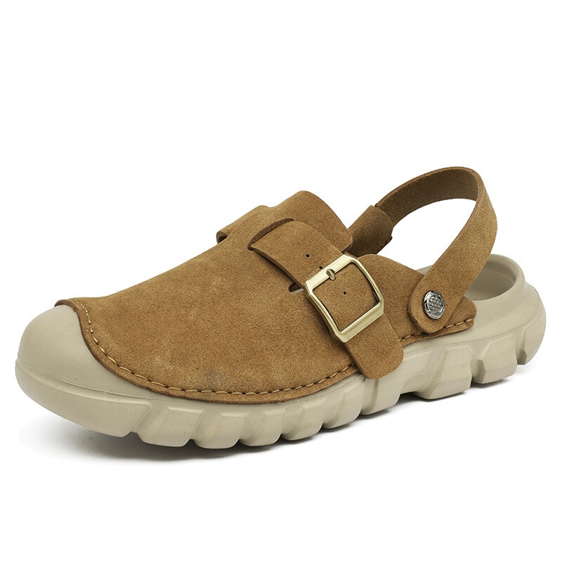 Shoes, sandals, closed-toe slippers, beach shoes, dual-use mules, summer outdoor handmade leather perforated shoes, large size Shoes, sandals, closed-toe slippers, beach shoes, dual-use mules, summer outdoor handmade leather perforated shoes, large size
