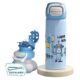 Children's thermos cup net popular high color value cartoon cute boys and girls baby kettle double drinking pipette cup 316 stainless steel