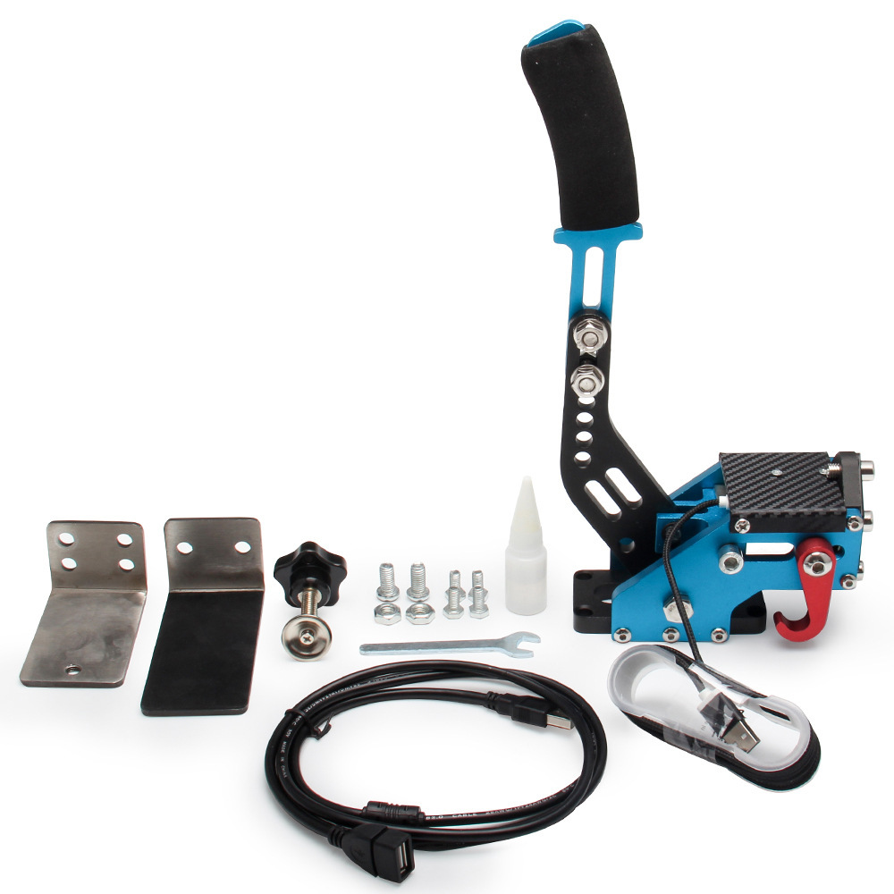 Pc deriva freno de mano carreras de vapor juego de freno de mano USB analógico juego de alambre de mano de bienvenida visita de campo