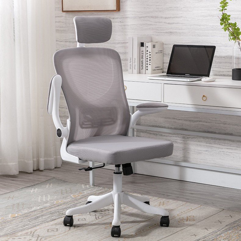 Silla de computadora giratoria moderna | Diseño sencillo de malla | Apta para oficina, hogar o estudiantes image 17
