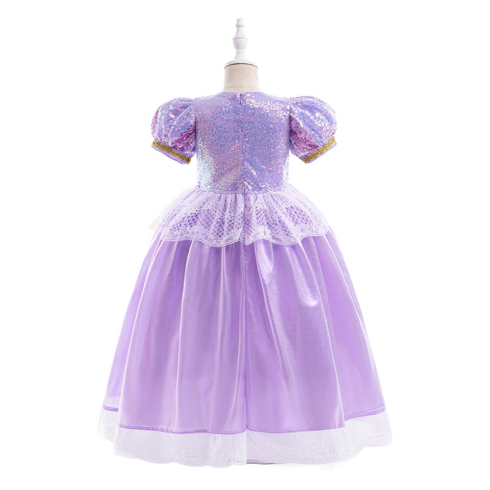 Vestido de los nuevos niños Halloween ropa para niños Cosplay Sophie Pelo Largo princesa vestido niñas danza rendimiento ropa