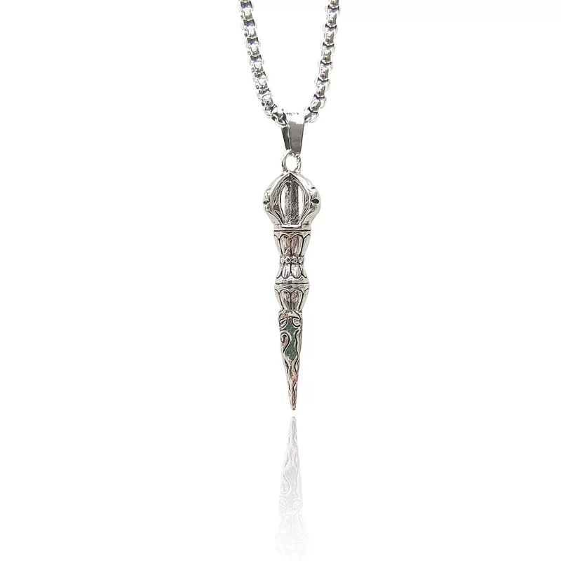 Necklace, men's metal sweater, pendant stainless steel, internet celebrity, European style, wholesale