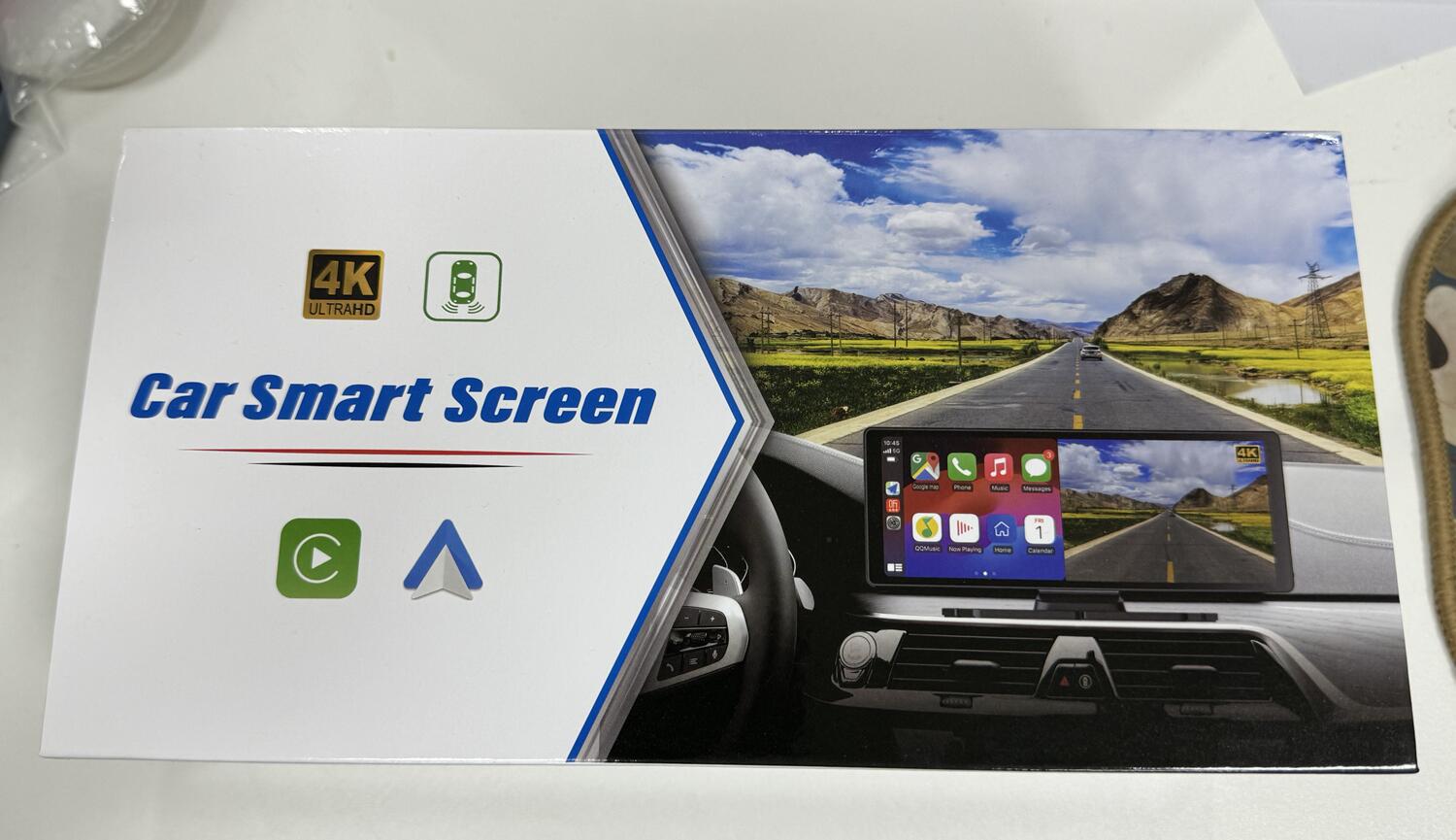 Carplay Dash Cam 4K Front and Rear Dual Recording WiFi Navigation