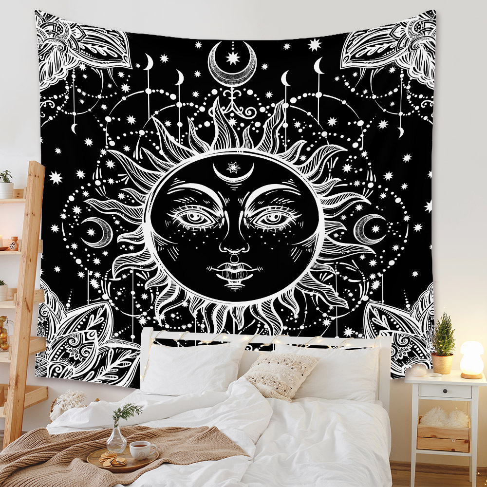 Home Cross-border Bohemian Tapestry Room Decoration Wall Cloth Mandala Decoration Cloth Tapestry display picture 110