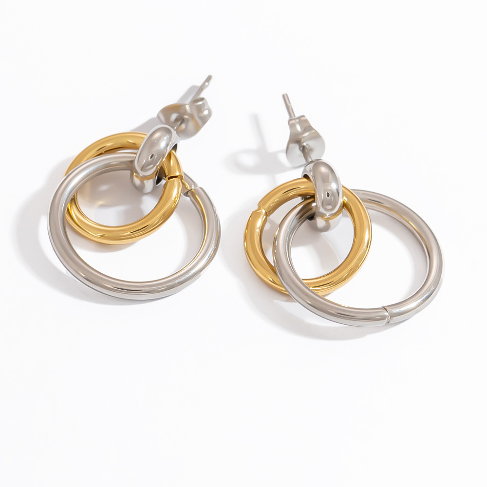9g Weight 0.03µm-0.05µm Gold Plating Thickness PVD Coated Gold Plating Process 304 Stainless Steel Ear Needle Material Real Gold Plated Plating Material Ear Studs Classification 18K Gold Plating Color 1 Pair Quantity Casual, Daily Occasion 304 Stainless Steel Material C Shape, Geometric Pattern All Seasons Season Women's Gender Vintage Style, Classic Style Style Waterproof Non Tarnish, Irregular, Mixed Metal, Plating Craft PVD Coated Real Gold Plated 18K Gold C Shape Geometric 304 Stainless Steel Vintage Style Classic Style Waterproof Non Tarnish Ear Studs 14