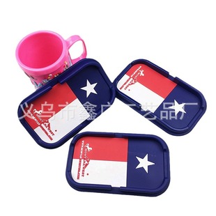 Factory Wholesale Pvc Soft Rubber Anti-Slip Phone Pad Car Mount Cheese Cat Holder Cartoon Design