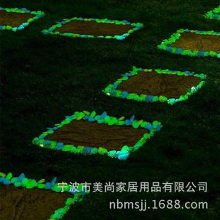 Artificial luminous stone villa gardening fish tank fluorescent stone landscaping pebbles colored luminous stone decorative stone wholesale