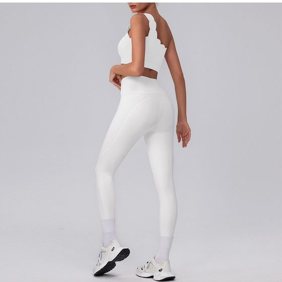 Yin Weiqi New Lycra Seamless Quick-drying Yoga Pants Women's V-arc Peach Sports Pants High Waist Hip-lifting Fitness Pants