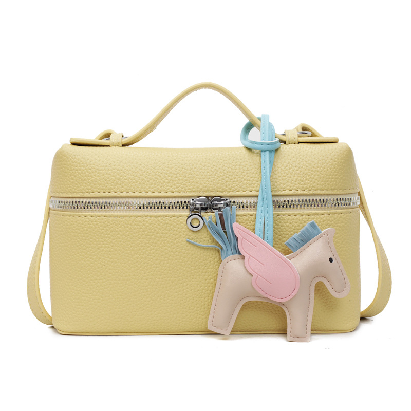 Coreana alta sensación bolso de mano pequeño bolso cuadrado para mujeres 2026 nueva moda estilo exterior ocio bolso de hombro